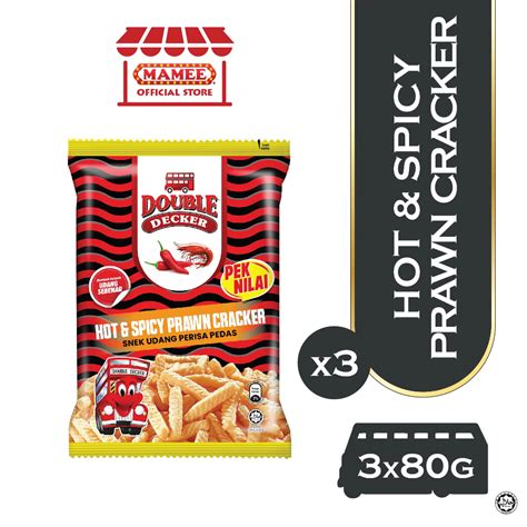Double Decker Hot Spicy Prawn Cracker Packs X G Shopee Malaysia