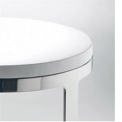 Aro Stool With Upholstered Seat