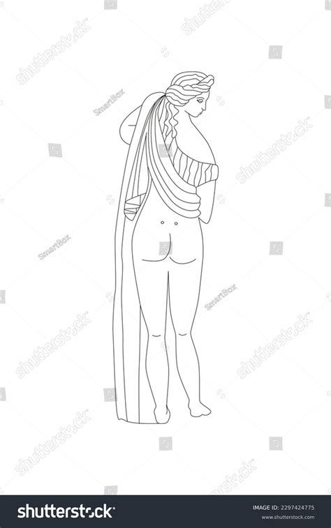 Antique Statue Ancient Sculpture Statue Naked Stock Vector Royalty Free Shutterstock
