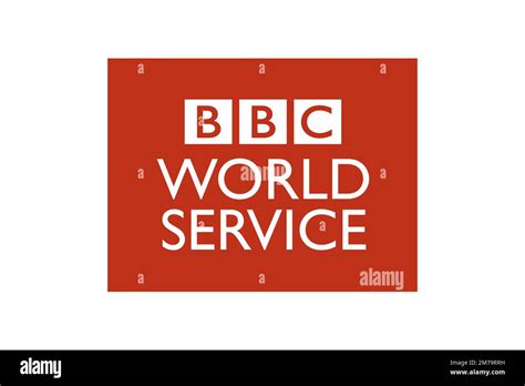 Bbc World Service Logo White Background Stock Photo Alamy