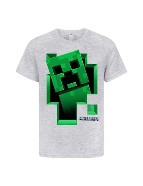 Minecraft Boys Creeper Inside T Shirt Rockmans