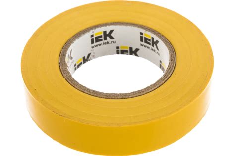 Изолента ПВХ 15мм, 20м, желтая IEK ИЭК UIZ-13-10-K05 - выгодная цена ...