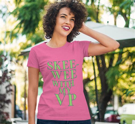 Skee Wee With My V P Aka Shirt Alpha Kappa Alpha Soror Etsy