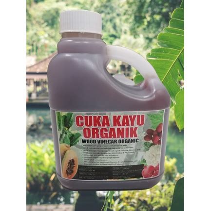 Cuka Kayu Asli Wood Vinegar Asli Tanpa Campuran Liter Shopee