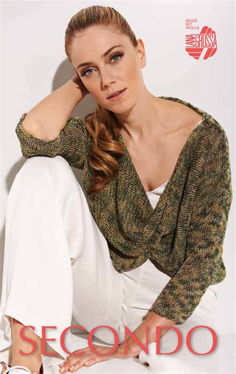 Lana Grossa mode-magazine SECONDO Folder | FILATI Onlineshop