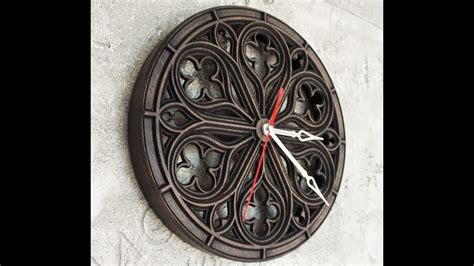 Часы в готическом стиле /Gothic clock - YouTube