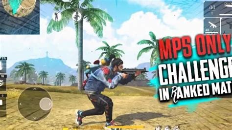 Only Mp Gun Challenge Free Fire By Skgm Youtube