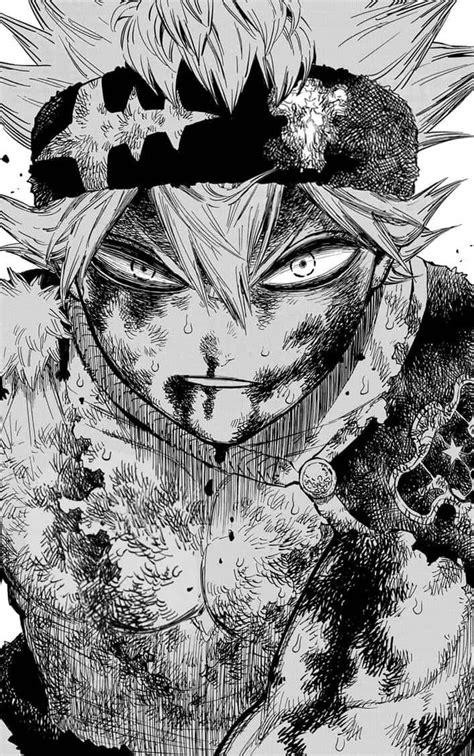 Download Asta Intense Gaze Manga Panel Wallpaper