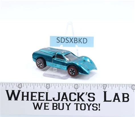 Ford J Car Aqua Hot Wheels Redline Mattel Vintage RL Wheeljack S Lab