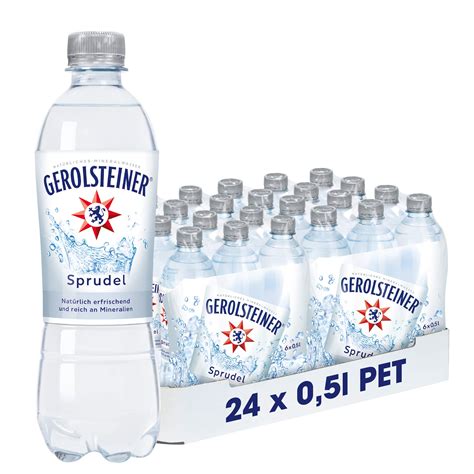 Buy Gerolsteiner Sparkling Water 24x500ml - Refreshing Natural Mineral ...