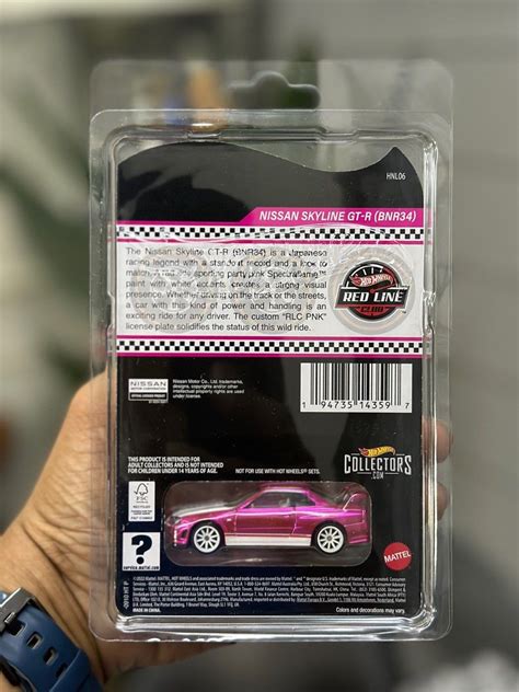 Hot Wheels Nissan Skyline R34 Pink RLC Hobbies Toys Toys Games On Carousell