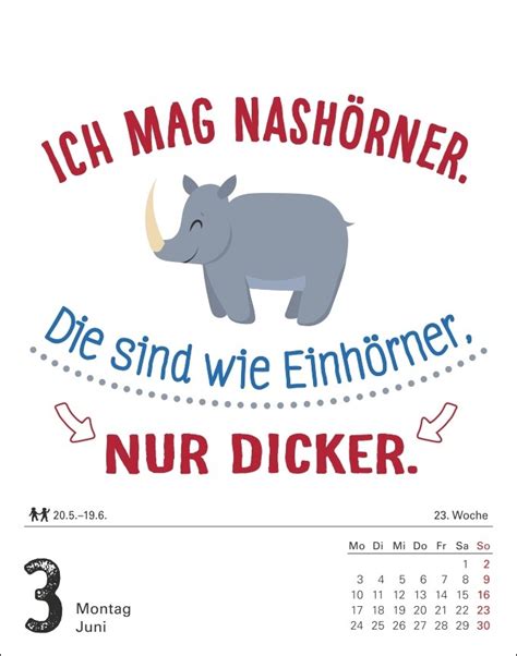 Lange Rede kurzer Gin Tagesabreißkalender 2024 Geblockt Buchhandel