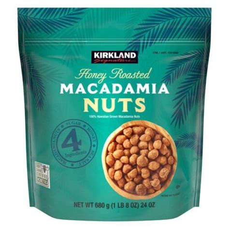 Kirkland Signature Honey Roasted Macadamia Nuts Oz Costco Food