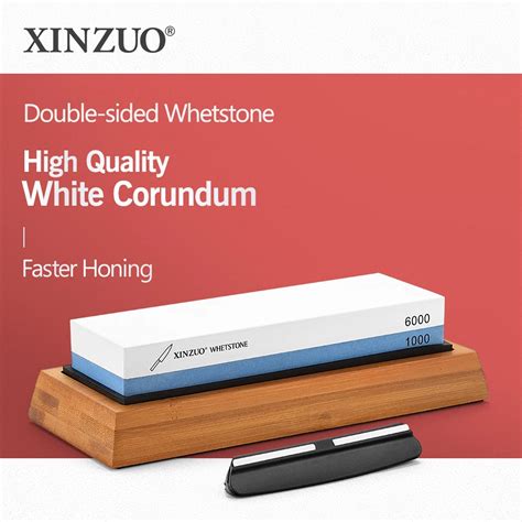 Профессиональный шлифовальный камень XINZUO, двухсторонний точильный ...
