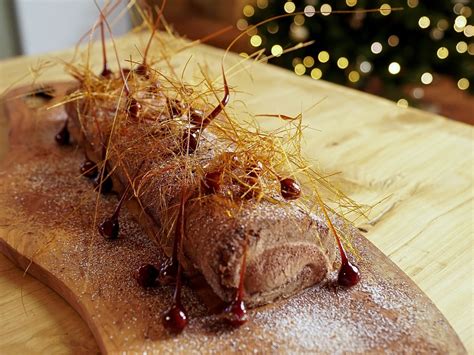 Michel Rouxs Buche De Noel Recipe Food Network Uk