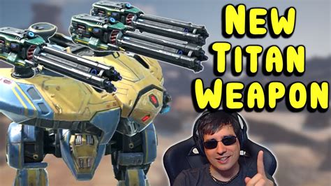 War Robots New Titan Weapon BASILISK Insane WR Test Server Gameplay