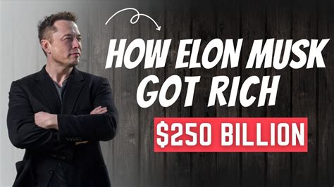 How Did Elon Musk Make His Money Must Watch Youtube