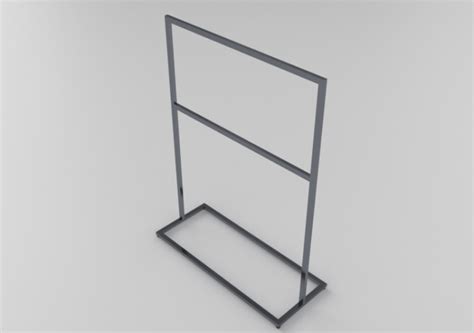 Bim Objects Free Download 3d Exhibitors Clothes Stand 150x60x200cm