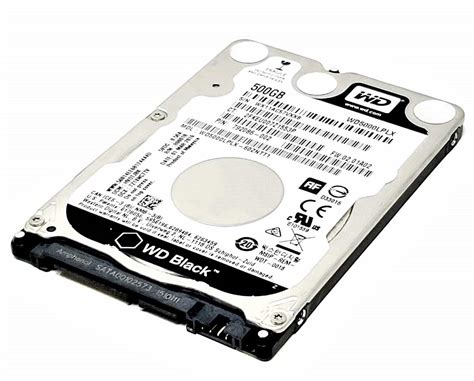 Western Digital WD5000LPLX-75ZNTT0 - 500GB 7.2K RPM SATA 7mm 2.5" Hard ...