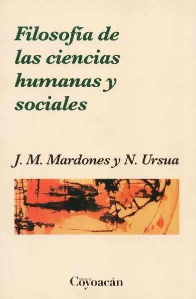 Libro Filosofía De Las Ciencias Humanas Y Sociales