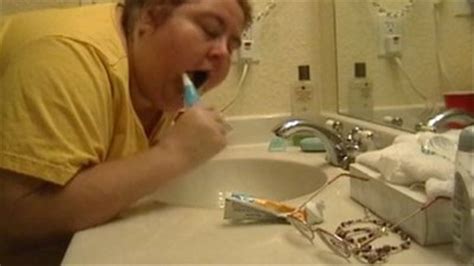 BBW Brushing Her Teeth Mpeg Dial Up Version Your BBW Nurse Vicki Clips4Sale
