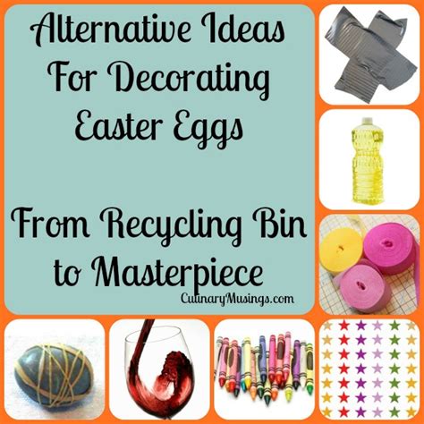 Alternative Easter Egg Decorating Ideas From