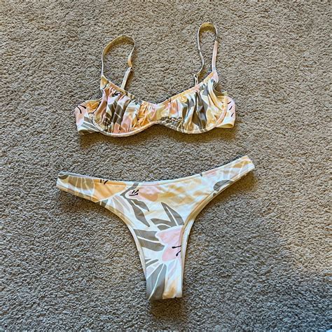 Zulu Zephyer Bikini Set Us Floral Depop