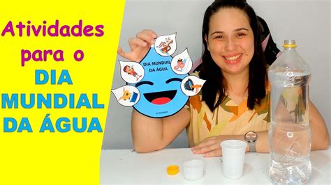 Dia Mundial Da Água DinÂmica E Atividade Para Sala De Aula Youtube