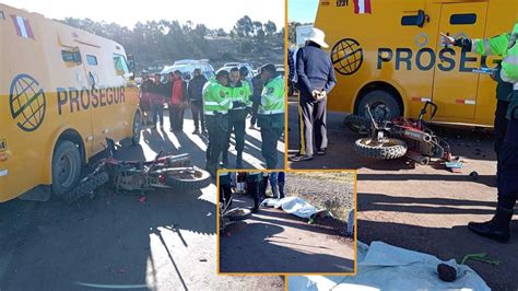 Trágico Accidente En Puno Motociclista Fallece Arrollado Por Camión De Prosegur Radio Onda Azul