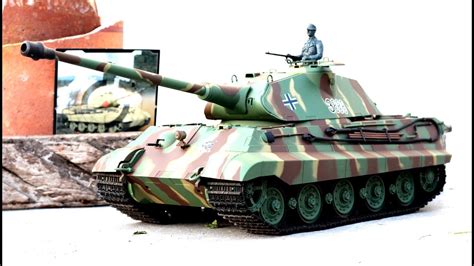 Lxg260 Full Review Heng Long German King Tiger Battle Tank Powerful