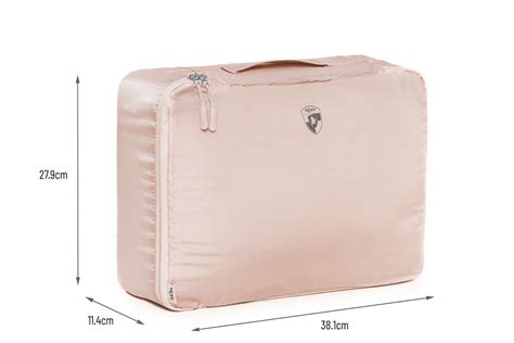 Túi đựng đồ Heys Pastel Packing Cube bộ 5 Màu Nude