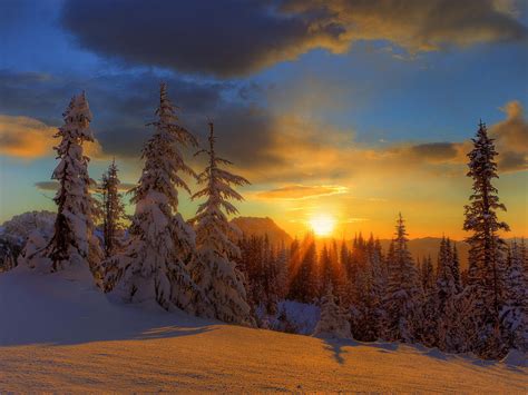 🔥 110 Winter Sunset Hd Wallpapers Wallpapersafari