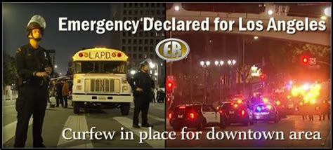 La Mayor Declares Local Emergency Issues A Curfew For Downtown Los