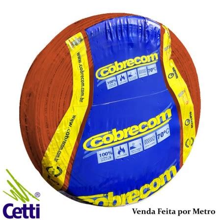 Cabo Flex Vel Mm Marrom V Cobrecom Metro