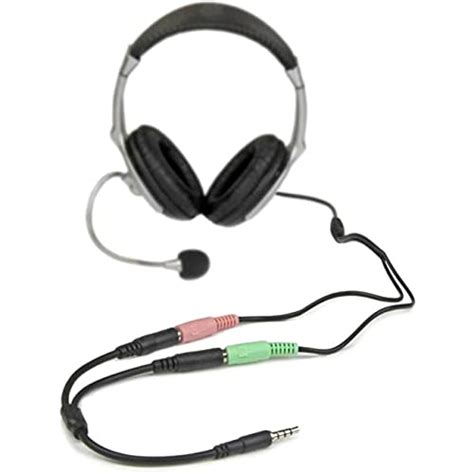 StarTech Headset Adapter Microphone And Headphone Splitter 3 5mm