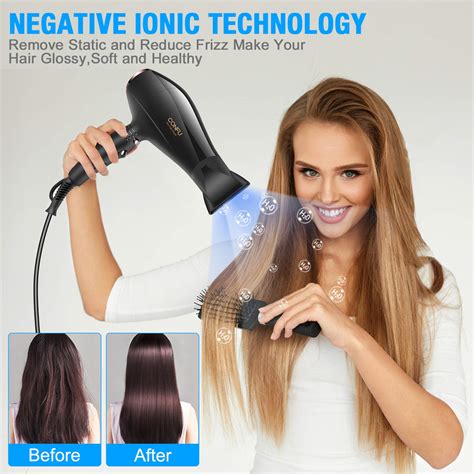 Professional Salon Hair Dryer CONFU 1875W Negative Ionic Fast Drying