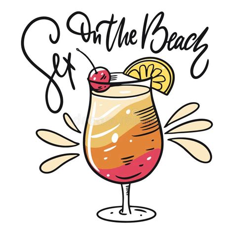 Sex Beach Cocktail Stock Illustrations Sex Beach Cocktail Stock Illustrations Vectors