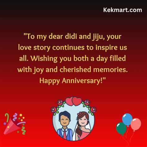 Happy Anniversary Wishes For Didi And Jiju Kekmart Kekmart