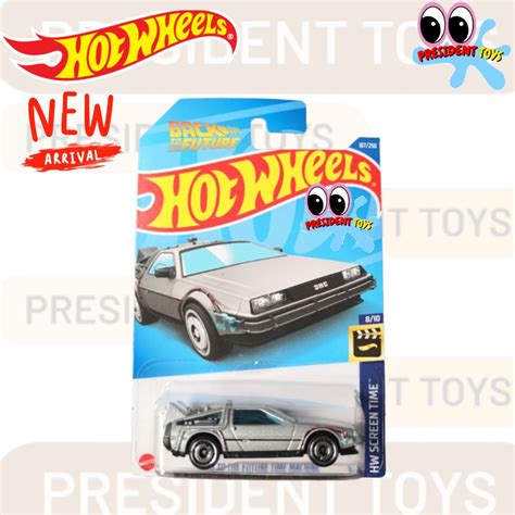 Jual Hot Wheels Back To The Future BTTF Time Machine HW Screen Time LOTE H 2022 President Toys