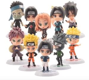 Trunkin Action Figure Set Of Sasuke Kakashi Sakura Gaara Naruto