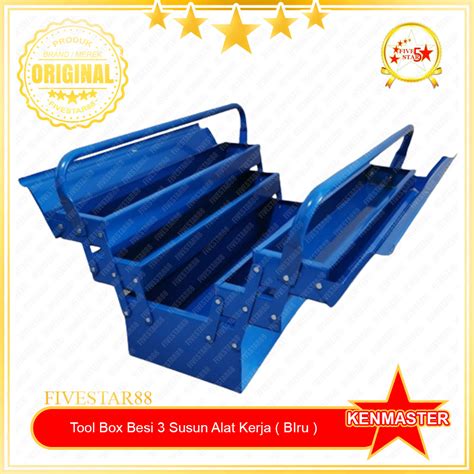 Promo Kenmaster Tool Box Susun Kotak Tatakan Alat Tukang Kotak Susun