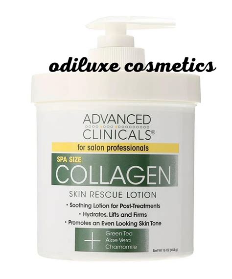 Advanced Clinicals Collagen Skin Rescue Lotion US Odiluxe