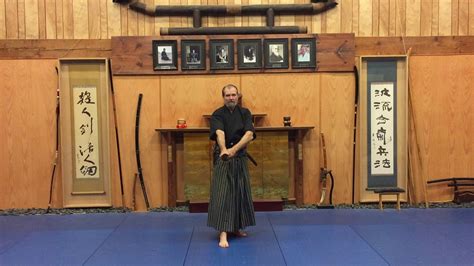 Kenjutsu Kata James Williams Sensei Nami Ryu Youtube