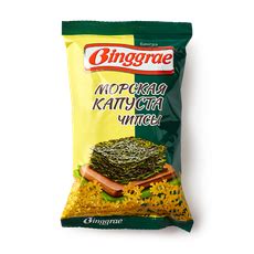 Чипсы Binggrae морская капуста, 40 г — купить с доставкой из Яндекс Лавки