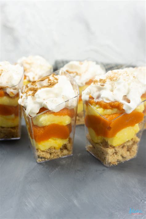 No Bake Pumpkin Vanilla Cheesecake Mini Trifles Recipe Mom Does Reviews