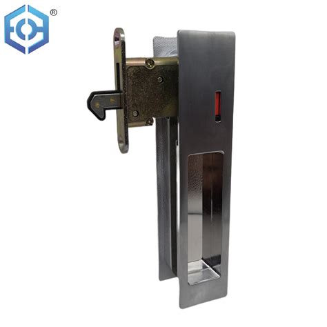 Ech Hardware Indicator Sliding Door Lock Zinc Alloy Sliding Door Lock