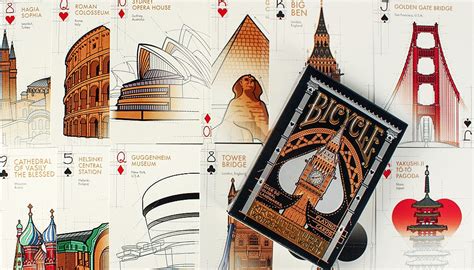 Bicycle Architectural Wonders of the World Playing Cards : r/architecture