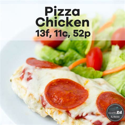 Pizza Chicken - GetMacroEd Low Carb Pizza Recipe | Recipe | Macro meals, Low carb pizza recipes ...