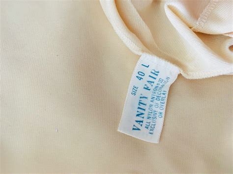 Vintage Vanity Fair Nude Full Slip With Lace Sz Excellent