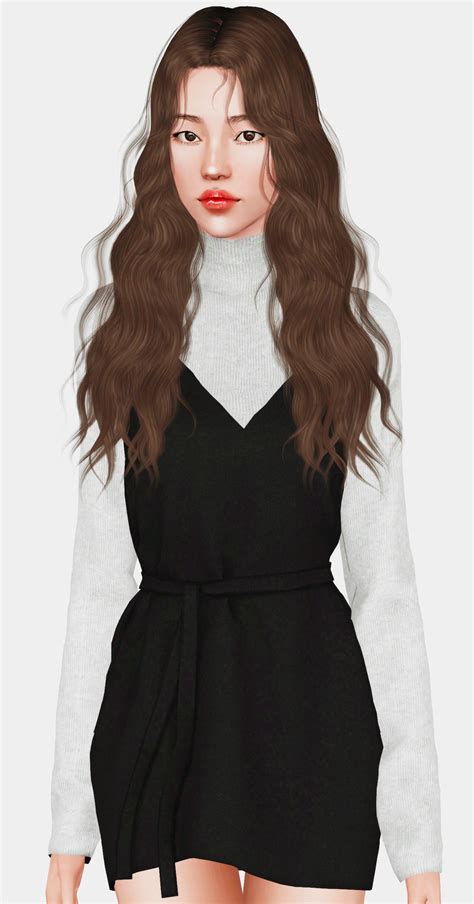 Plbsims Ts3 Nayeon Dress Full Body New Emily Cc Finds